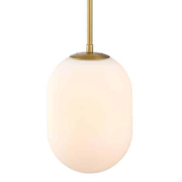 slide 2 of 7, Designers Fountain D324M-8P Noor 9" Wide Mini Pendant Brushed Gold