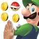 preview thumbnail 5 of 6, Super Mario Luigi And Mario Giant Peel and Stick Wall Decals by RoomMates