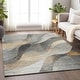 Machine Washable Indoor/ Outdoor Abstract Chantille Rug - Bed Bath ...