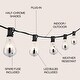 preview thumbnail 2 of 16, JONATHAN Y 10 ft C7 String Lights - 10-Light, Indoor/Outdoor - 10-Light