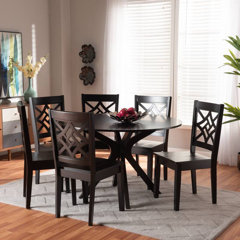 Miela Modern and Contemporary 7-PC Dining Set