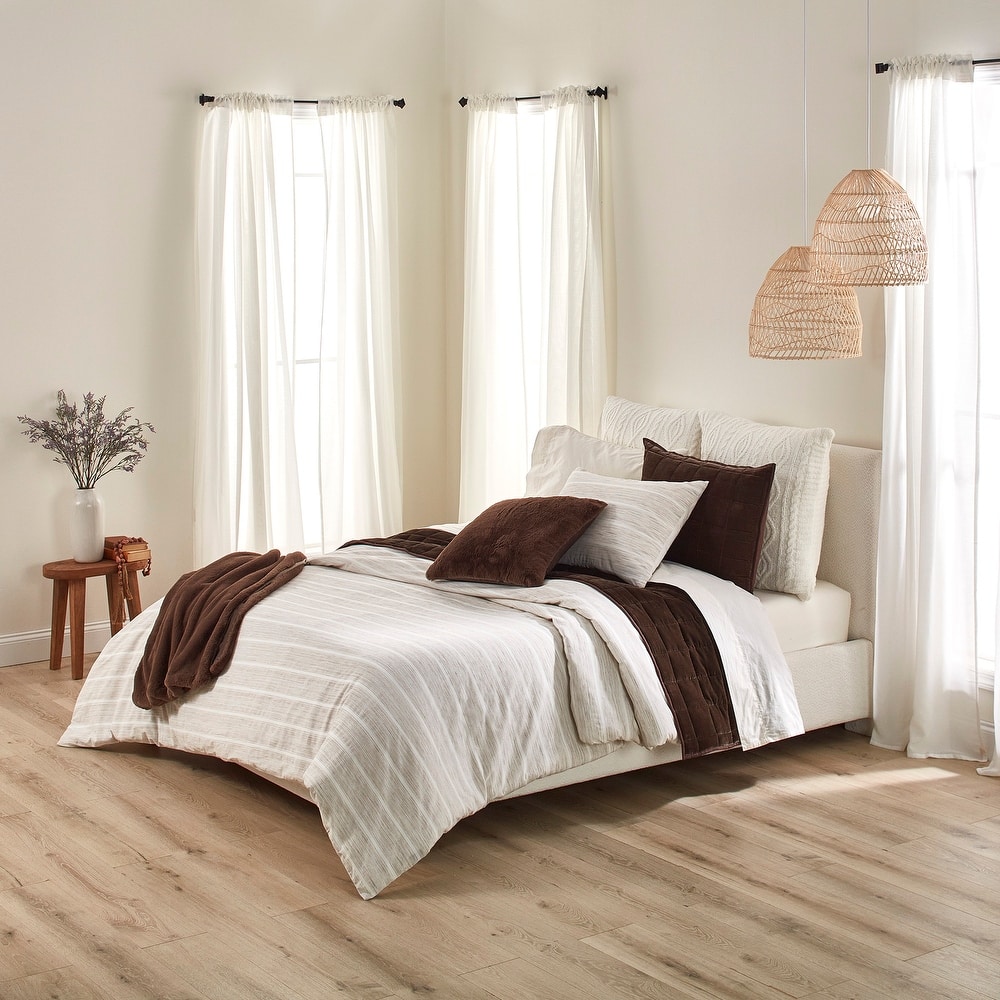 Splendid Quinn Duvet Set Brown