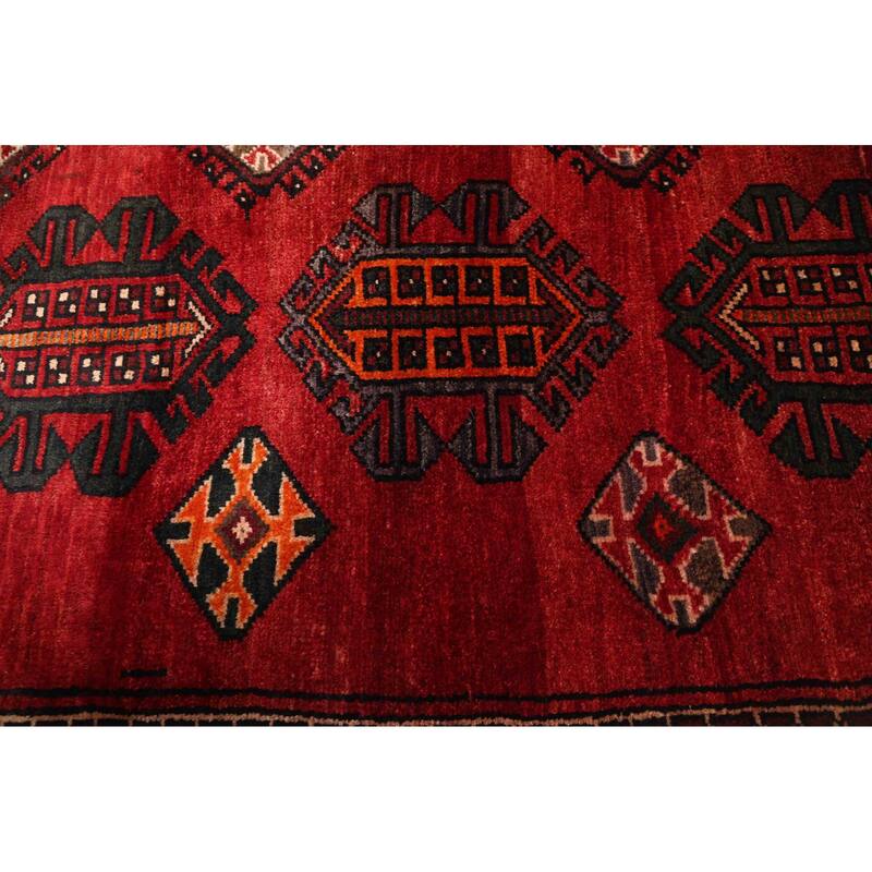 ECARPETGALLERY Hand-knotted Konya Anatolian Red Wool Rug - 3'5 x 8'3