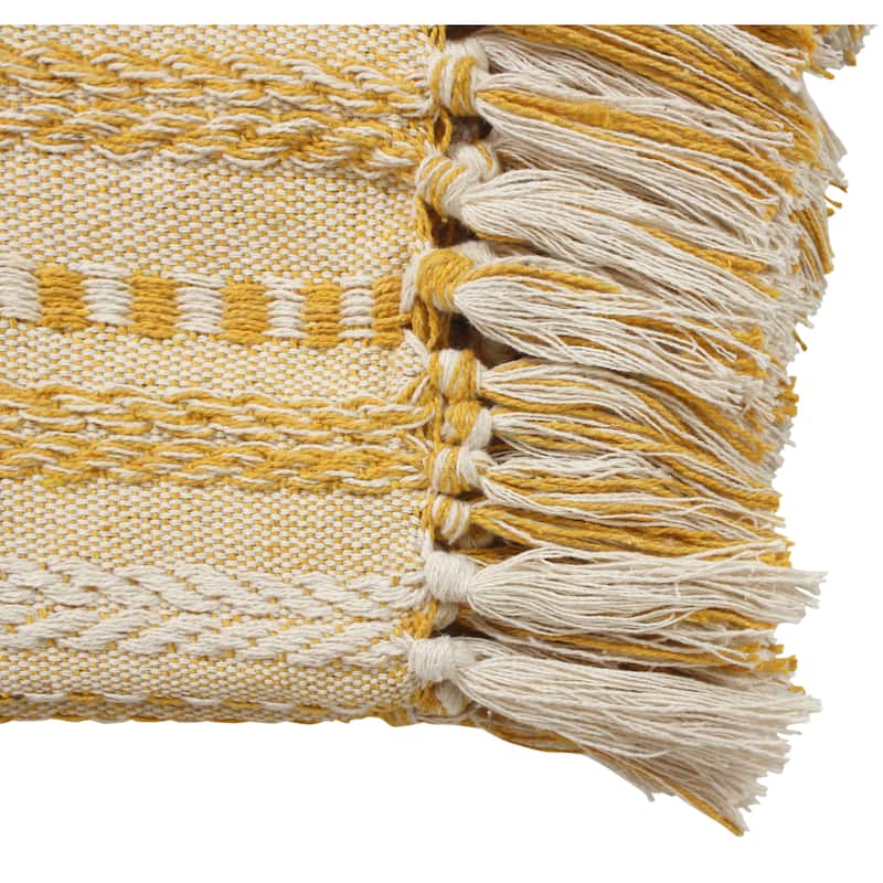 Handwoven Chevron Cotton Throw Blanket - All-Season Comfort with Boho-Chic Style!