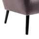 preview thumbnail 8 of 7, Mid-Century Modern Tufted Back Accent Chairs Armchair with Pillow and Solid Wood Legs for Living Room