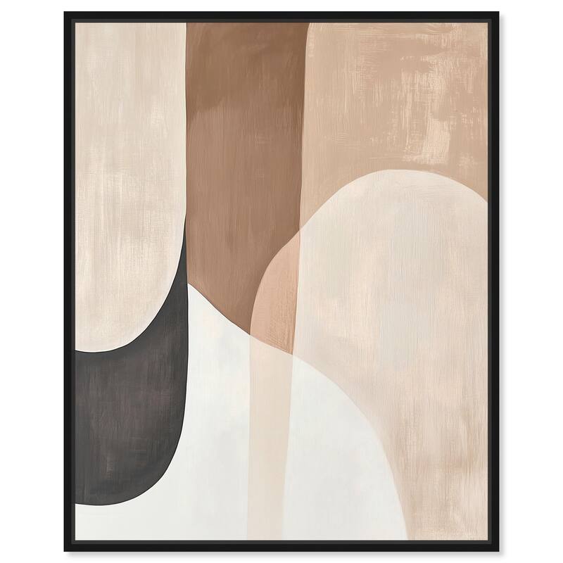Soul of Form I Canvas by Art Remedy - Black - 36" x 45"