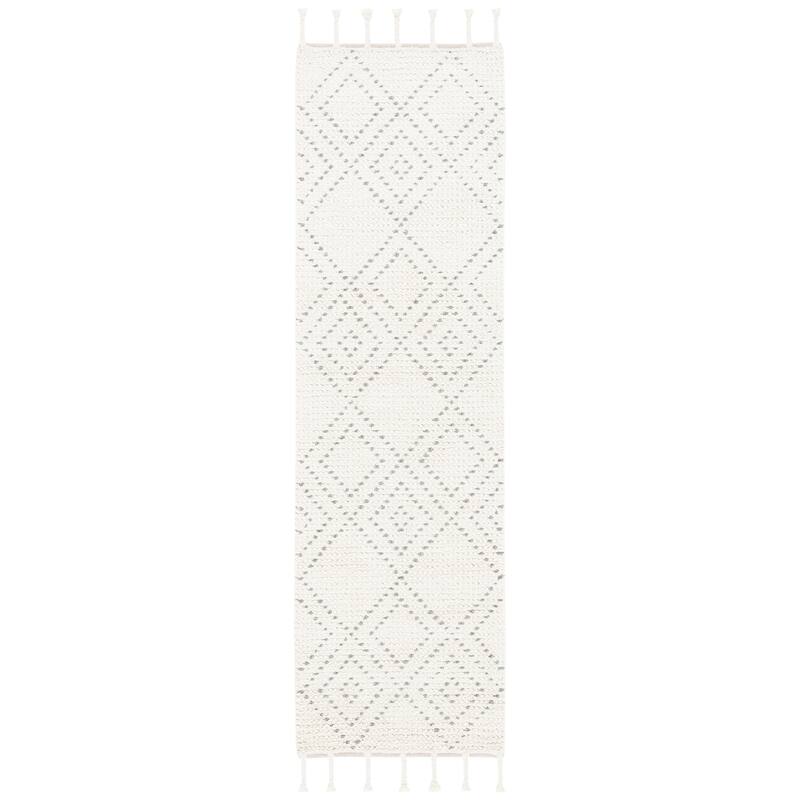SAFAVIEH Handmade Casablanca Violante Moroccan Wool Tassel Rug