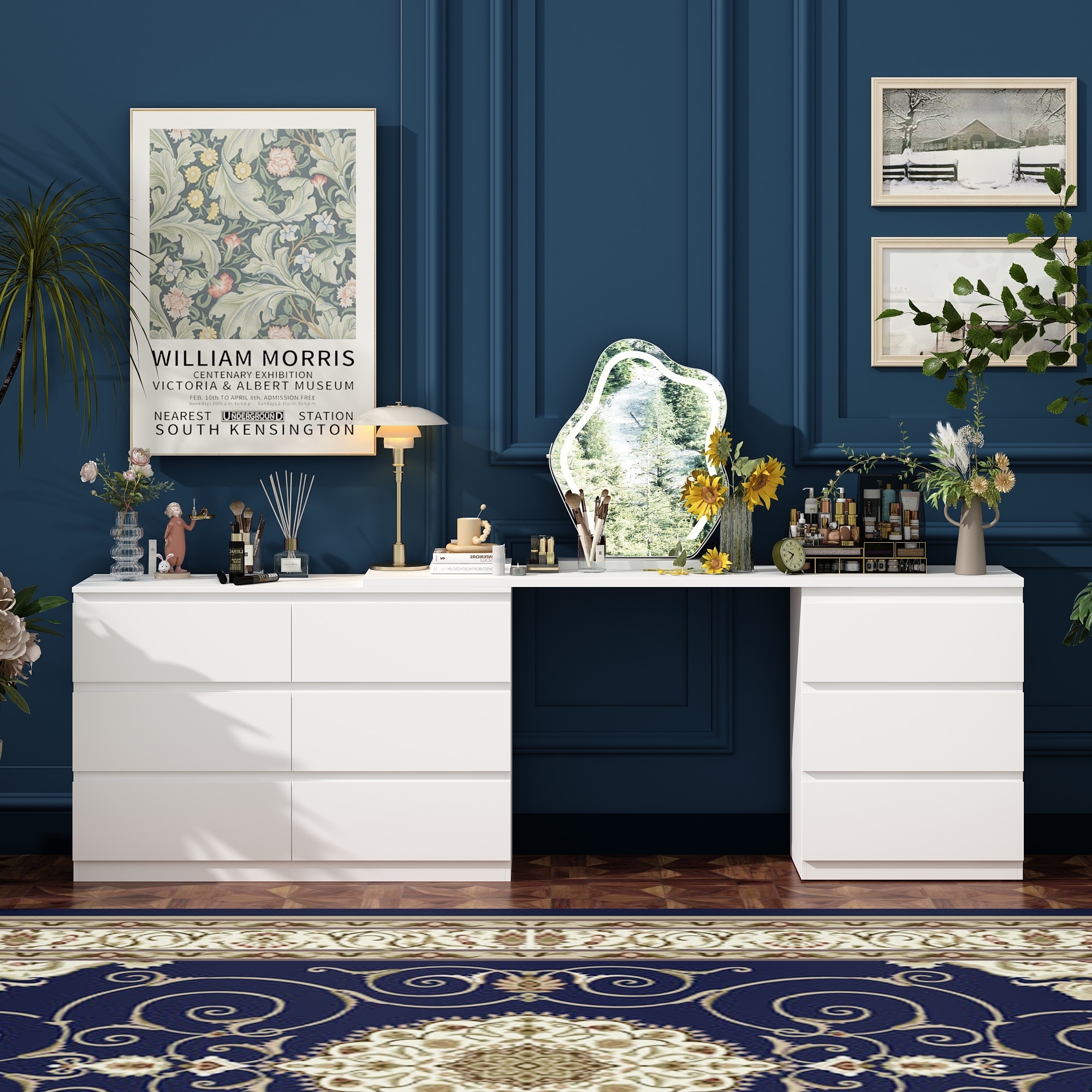 Vanity shop dresser combo