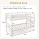 preview thumbnail 5 of 18, Gymax Twin Over Twin Bunk Bed Wooden Convertible Into 2 Beds High