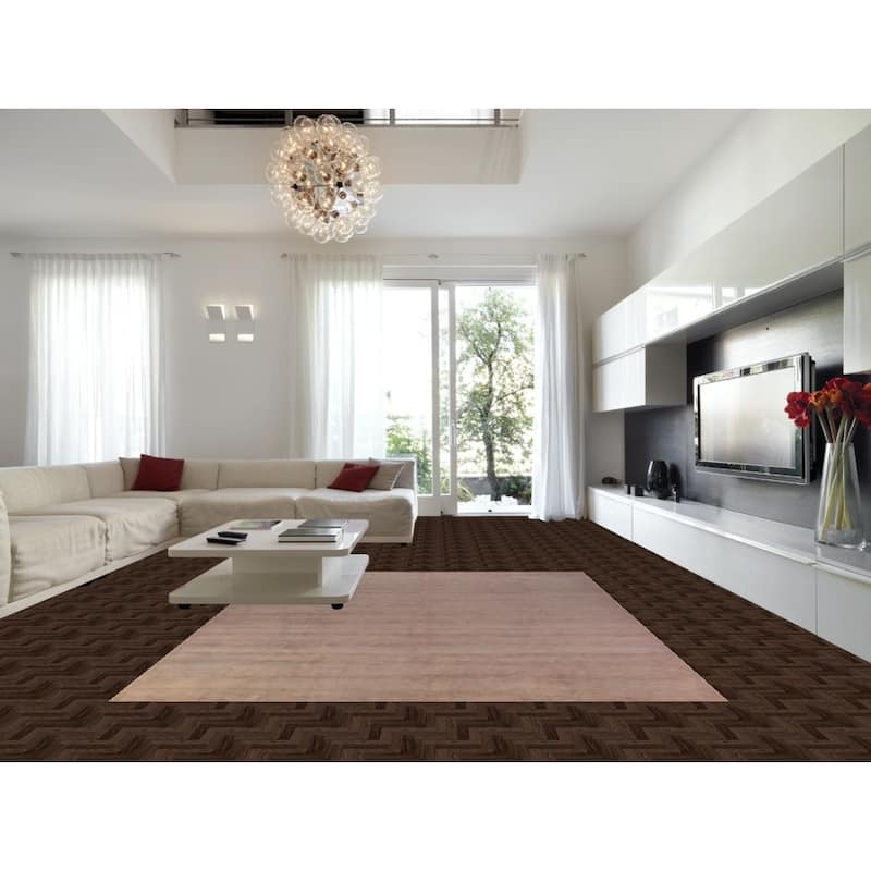 Grays & Beige Gabbeh Oriental Area Rug Hand-Knotted Wool Carpet - 9'3" x 11'7"