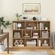 preview thumbnail 6 of 18, Costway 10-Cube Bookcase 41" Wooden Toy Storage Organizer for Kids - See Details