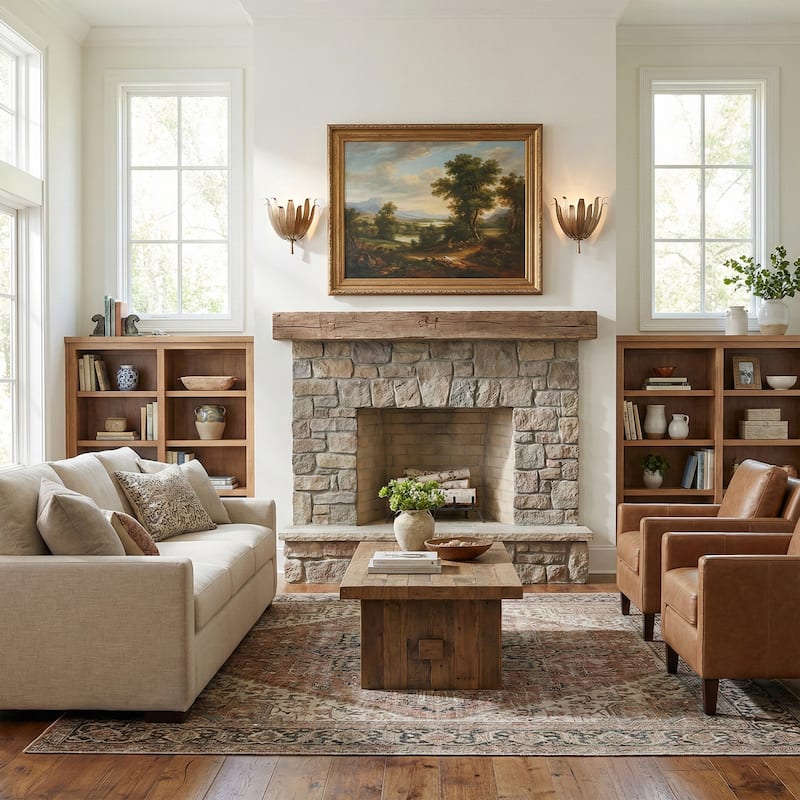 Farmhouse 1-light Maple Leaf Sconce Bathroom Wall Light