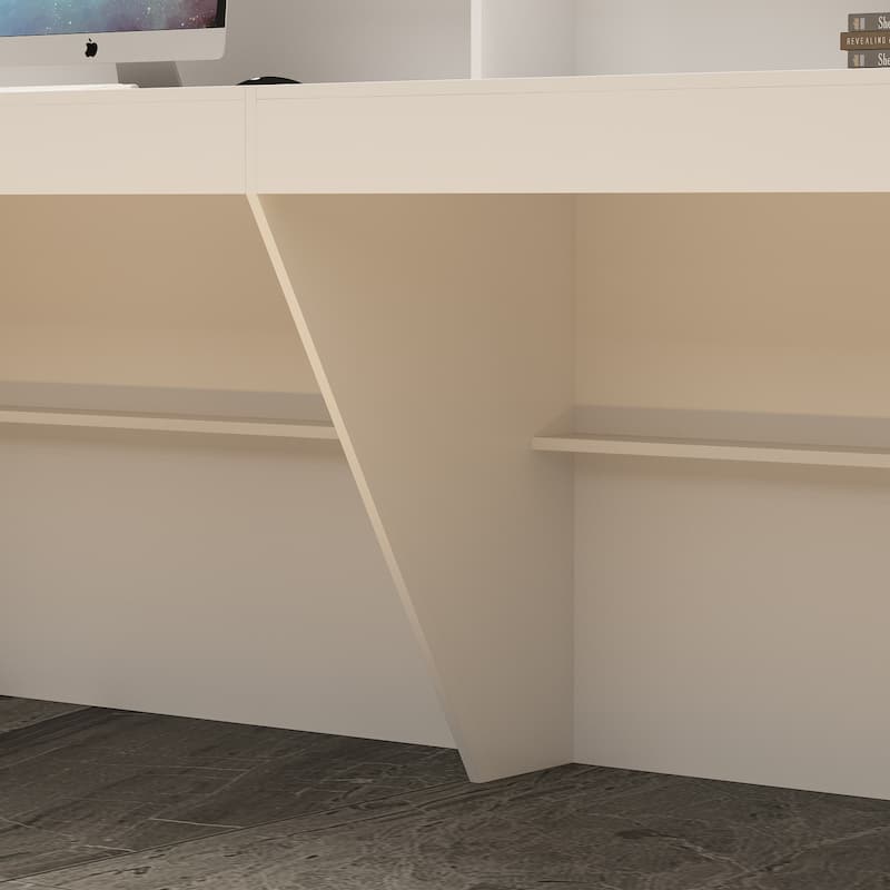 Reception Desk Cabinet Perfect for Home Office or Entertainment Center