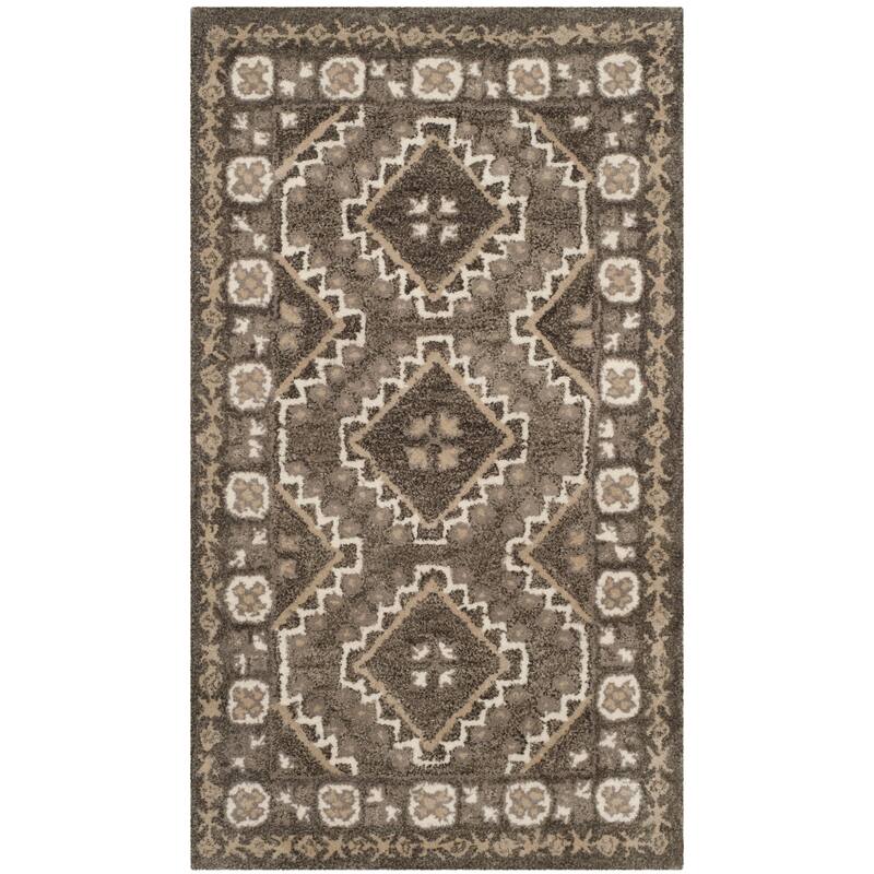 SAFAVIEH Handmade Bella Forough Modern Floral Wool Rug