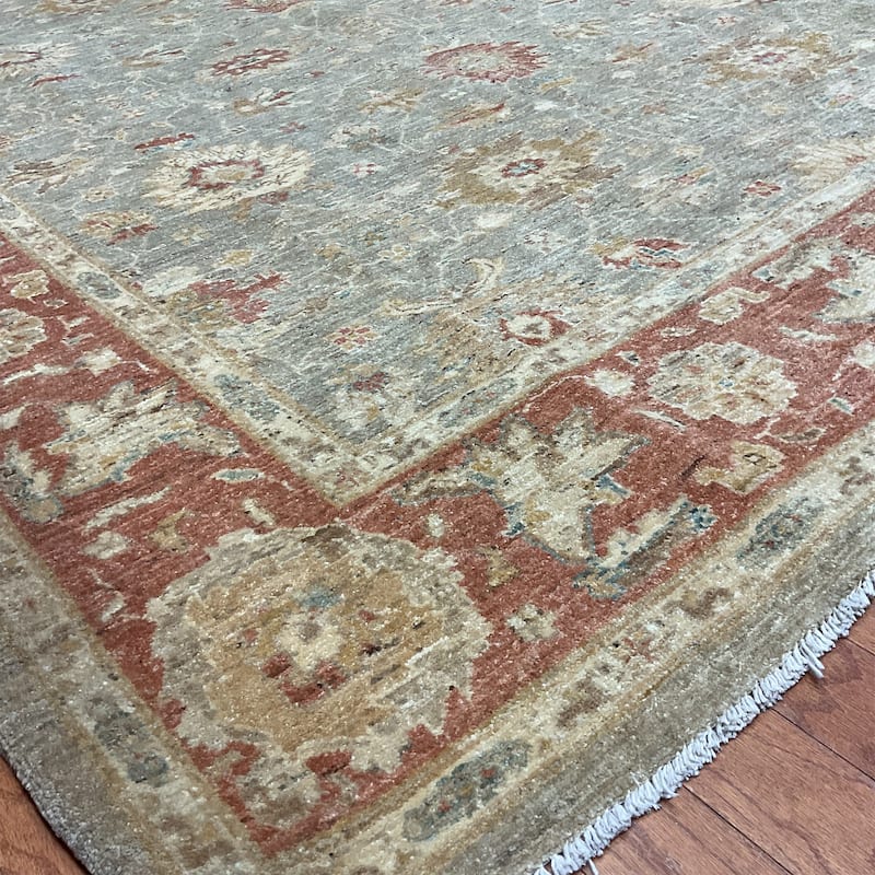 HERAT ORIENTAL Handmade Oushak Wool Rug - 6'10" x 8'5"