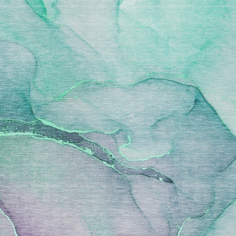 Allus Contemporary Abstract Weather Resistant Blended Style Outdoor Rug