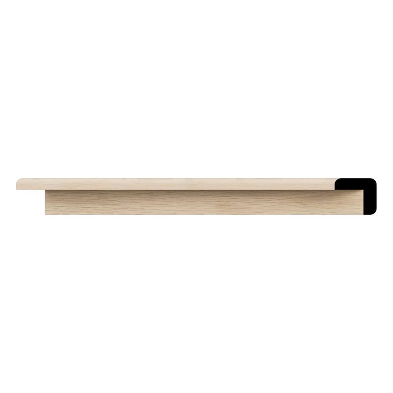 WM206: 3/4-in D x 3/4-in W x 96-in L Americraft Solid Hardwood Stain Grade Corner Guard Moulding - White Oak