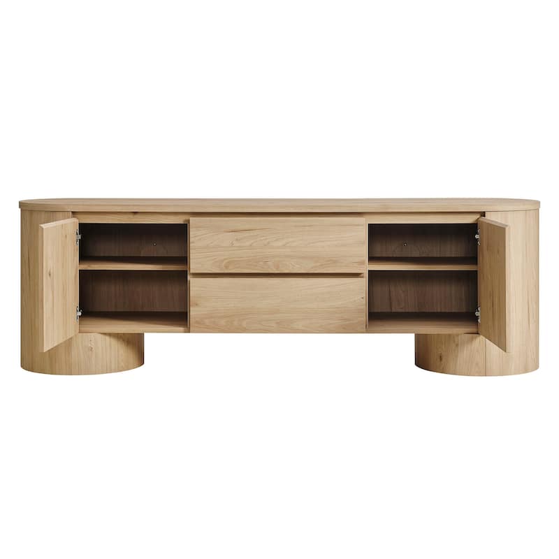 Duval 71 Inch Oval TV Cabinet
