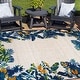 preview thumbnail 15 of 30, Contemporary Floral Border Indoor/Outdoor Area Rug 5' X 7' - Multi