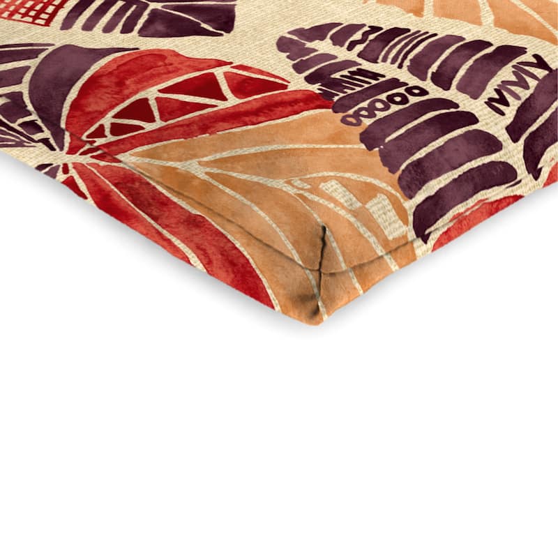 21" x 44" Outdoor Chair Cushion with Ties and Loop - 44'' L x 21'' W x 3.5'' H