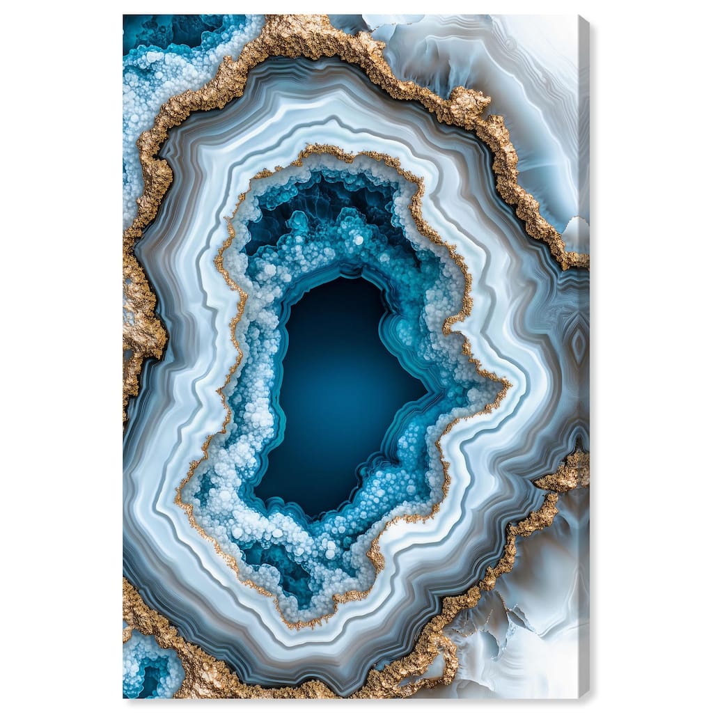 Gilded Geode Eye II Canvas by Art Remedy, Gallery Wrapped