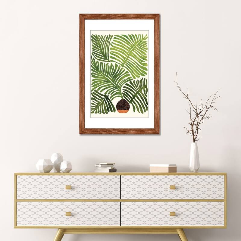 iCanvas "Summer Fern" by Modern Tropical