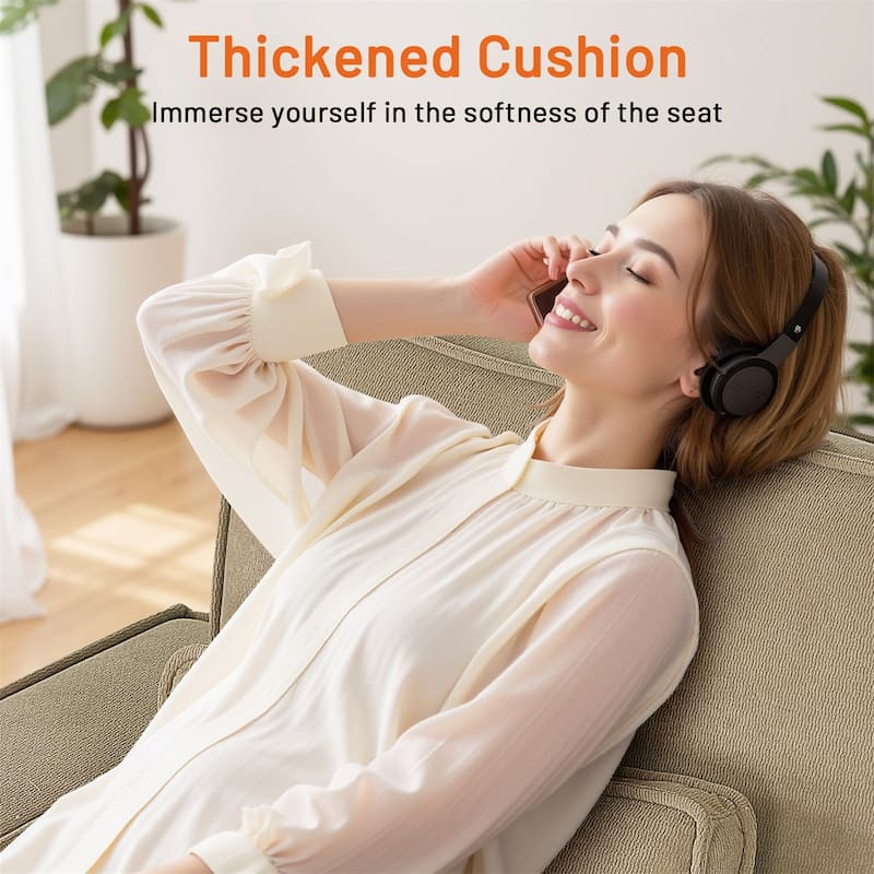 82 Inch Sofa, Comfy Sofa Couch Extra Deep Seats, Corduroy Couch for Living Room Loveseat Removable Sofa Cover Cushions