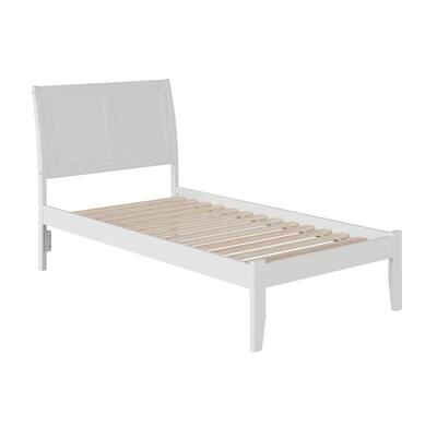 Country Cottage Platform Bed - Open Footboard Design - Modern Bedroom Furniture