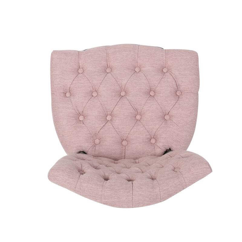 Crosswind Diamond Stitch Fabric Dining Chair by Christopher Knight Home