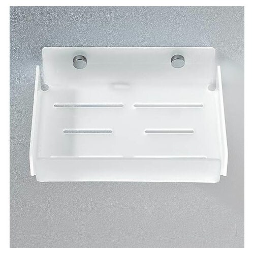 Nameeks 1214 Toscanaluce Corner Collection Wall Mounted Shower Basket - Transparent