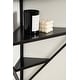 preview thumbnail 10 of 32, Kate and Laurel Melora Glam Metal and Wood 5-tier Corner Wall Shelf