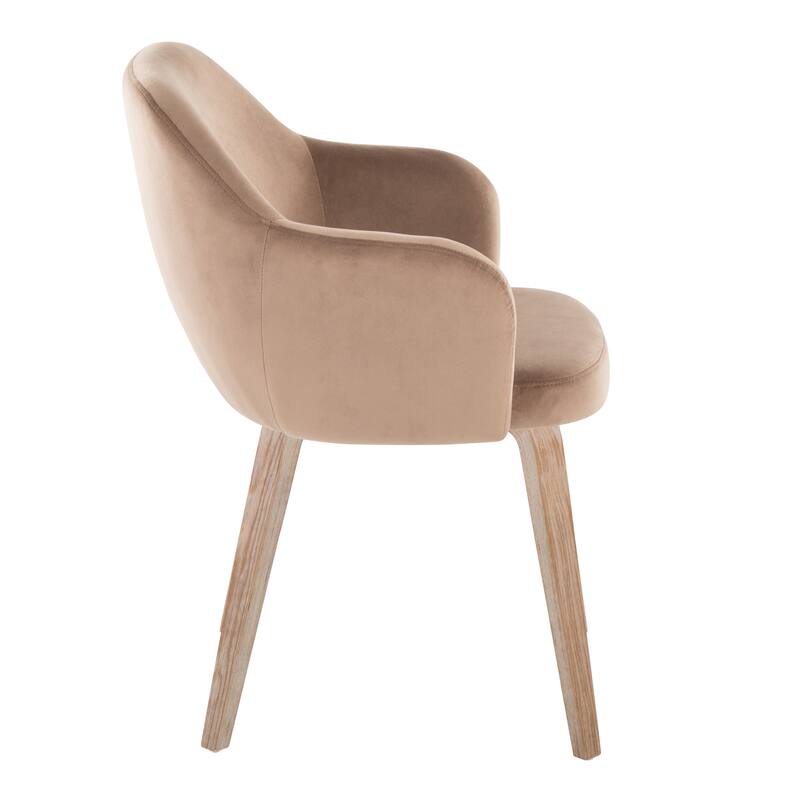 Porch & Den Beckett Dining Chair with Bent Wood Legs (Set of 2)