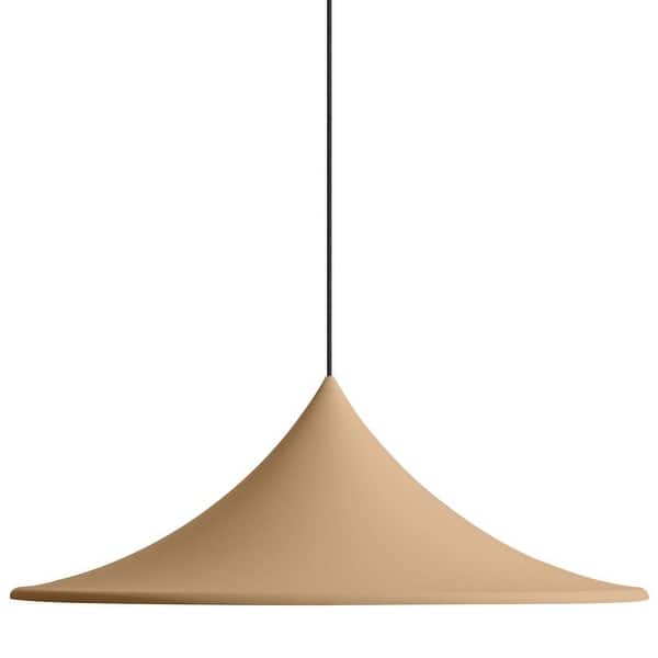 slide 2 of 6, Golden Lighting 4741-28 Vistara 28" Wide Pendant Latte