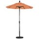 preview thumbnail 30 of 47, California Umbrella 6' Rd. Aluminum Patio Umbrella, Crank Lift, Push Button Tilt, Sunbrella fabric, Bronze Finish Tuscan