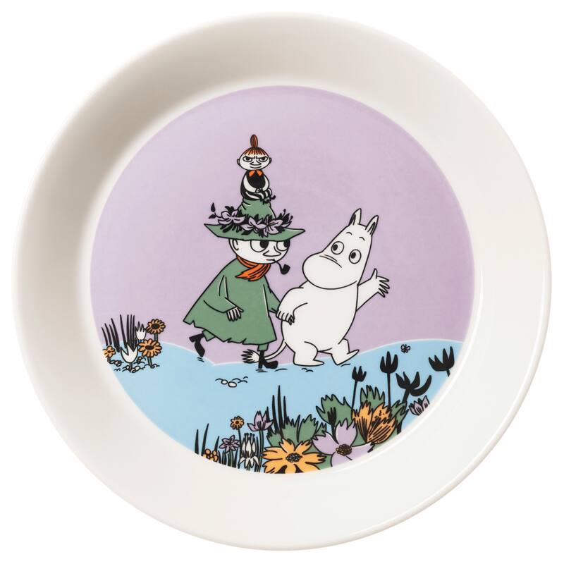 Moomin Arabia Friends Forever 7.48in Plate - 7.48 in