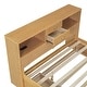 preview thumbnail 36 of 50, Full Size Wood Pltaform Bed with Twin Size Trundle, 3 Drawers, Upper Shelves and a set of USB Ports & Sockets