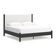 preview thumbnail 2 of 7, Signature Design by Ashley Cadmori Upholstered Panel Platform Bed