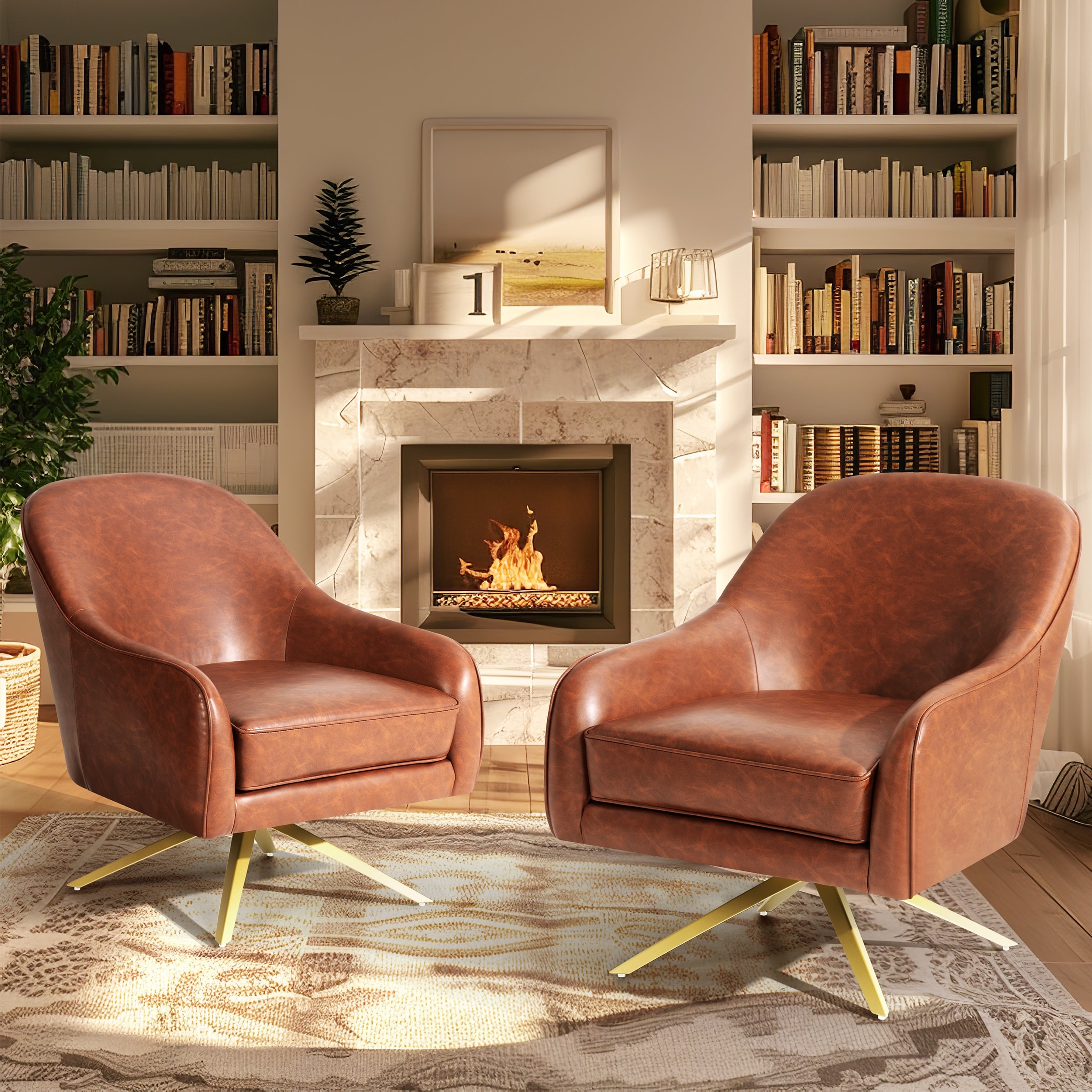 Pellebant Swivel Accent Chair Modern Armchair