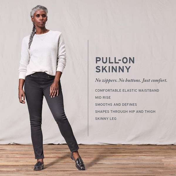 women's levi's pull up jeans