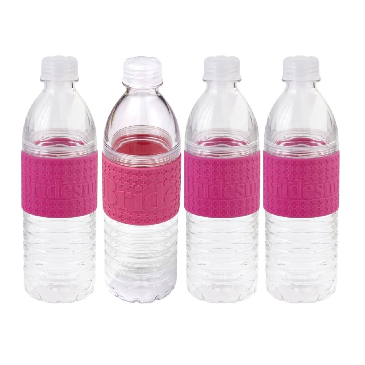Pink Orange Copco Hydra Water Bottle BPA Free Plastic Reusable 16.9 Oz 2 Pack