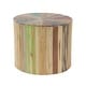 preview thumbnail 13 of 32, Arcilla Elemental - White Wood Tray Top Boat Accent Table