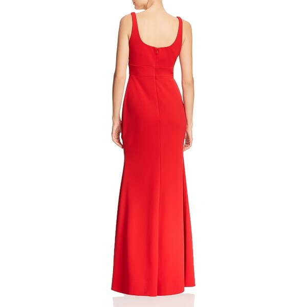 aqua scuba crepe mermaid gown