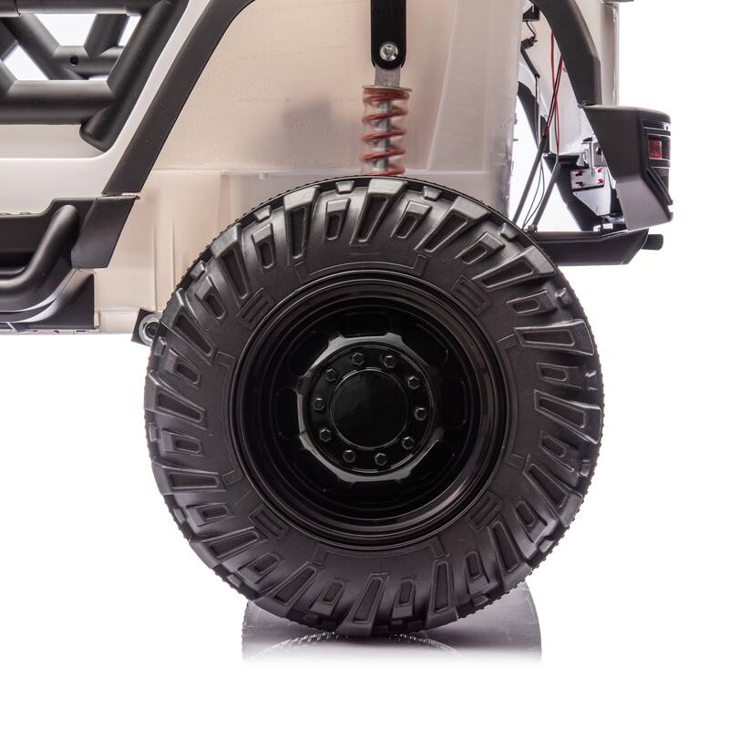 Kids Electric Ride-On Car 24V 400W with Parents Control, 3 Speed Settings, Bluetooth, USB, Music, LED Searchlights