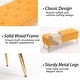preview thumbnail 6 of 5, Velvet/Leather Storage Bench for Bedroom,End of Bed Bench for King Size Bed, Modern Upholstered Long Ottoman Bench for Entryway