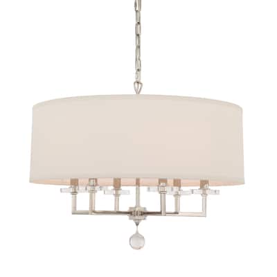 Crystorama Lighting Group Paxton 6 Light 26" Wide Drum Chandelier