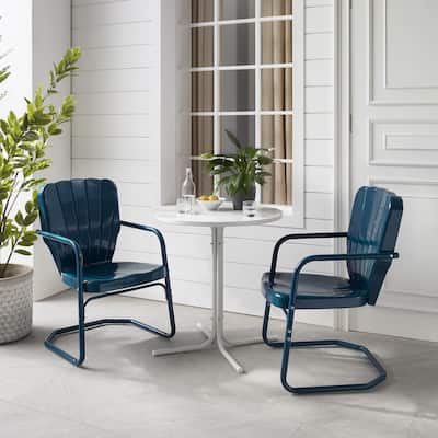 Crosley Ridgeland 3Pc Outdoor Bistro Set - 108 W x 34 D x 34.25 H