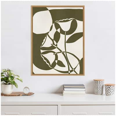 Kate and Laurel Sylvie Boundby Beauty 9 Framed Canvas by Shatha Al Dafai