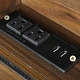 preview thumbnail 10 of 9, Queen size Upholstered Platform Bed w/Twin XL Trundle & 2 drawers and Sockets & USB Ports