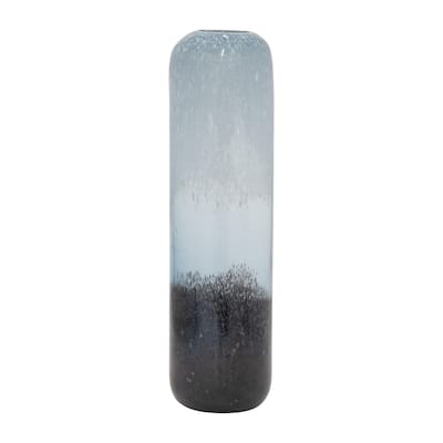Sagebrook Home Glass Multi Cylinder Ombre Vase
