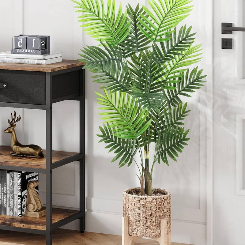 4ft Artificial Fake Tropical Paradise Palm Tree for Home Office Modern Decor